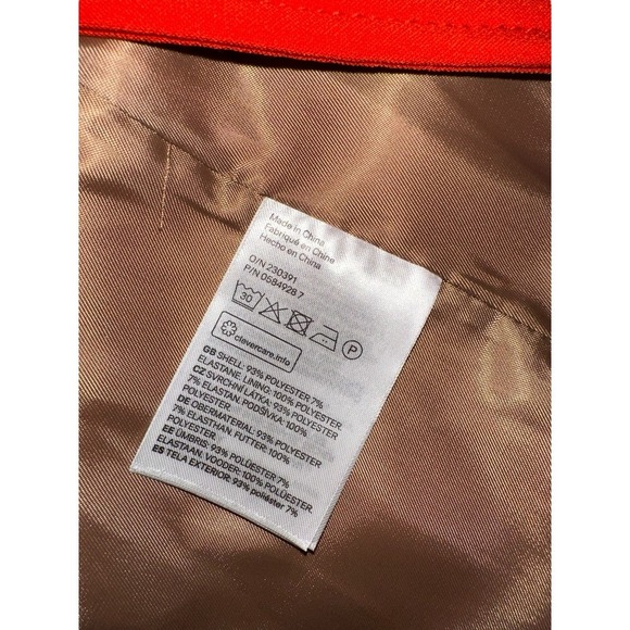 H&M Red Orange Bomber Jacket Size 14, NWT - Picture 6 of 6